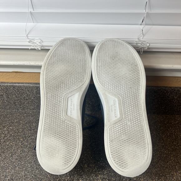 Cole Haan Grand 360 Mens Sz 13 M Shoes Blue Canvas Casual Comfort Sneaker Oxford - Picture 10 of 11